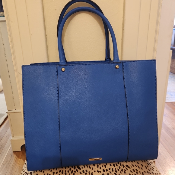 Rebecca Minkoff Staffiano Leather Royal Blue Tote - Picture 8 of 16